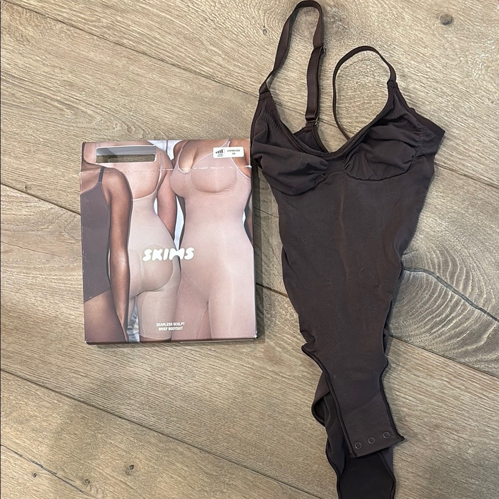 Skims Brown Bodysuit